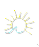 Neon sun&sea sign